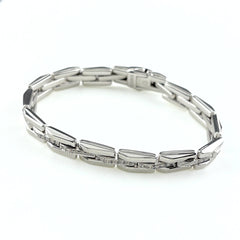 キメント メレダイヤ ブレスレット 750 ダイヤモンド レディース ブランドジュエリー 【中古】brjwl