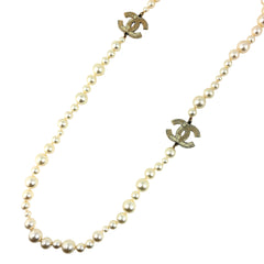 シャネル ネックレス フェイクパール GP レディース ブランドアクセサリー 【中古】bracc