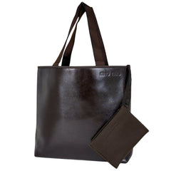 ミュウ ミュウ トートバッグ レザー レディース ブランドバッグ・小物 【中古】brbag