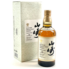 サントリー 山崎 10年 シングルモルト 響マーク 700ml 国産ウイスキー 酒 【古酒】liqbb【東京都内限定お届け】