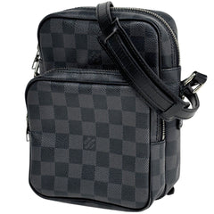 ルイ・ヴィトン レム ショルダーバッグ ダミエグラフィット N41446 メンズ ブランドバッグ・小物 【中古】brbag