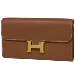 エルメス コンスタンス ロング トゥーゴー 長財布 エバーカラー Ｗ レディース ブランドバッグ・小物 【中古】brbag