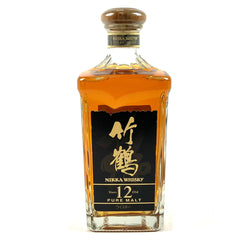 ニッカ 竹鶴 12年 ピュアモルト 角瓶 660ml 国産ウイスキー 酒 【古酒】liqbb【東京都内限定お届け】