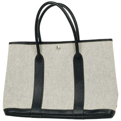 エルメス ガーデンパーティPM トートバッグ トワルアッシュ □J レディース ブランドバッグ・小物 【中古】brbag