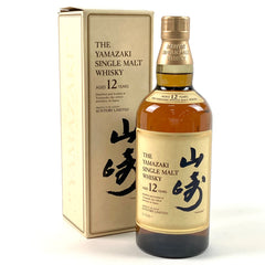 サントリー 山崎 12年 シングルモルト 旧 700ml 国産ウイスキー 酒 【古酒】liqbb【東京都内限定お届け】