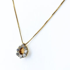 メレダイヤ ネックレス K18 ダイヤモンド レディース ノンブランドジュエリー 【中古】nbjwl