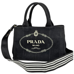 プラダ トートバッグ キャンバス レディース ブランドバッグ・小物 【中古】brbag