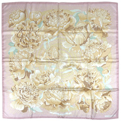 エルメス カレ90 Les Pivoines スカーフ シルク レディース ブランドバッグ・小物 【中古】brbag
