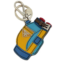 プラダ バッグチャーム サフィアーノレザー メタル レディース ブランドバッグ・小物 【中古】brbag