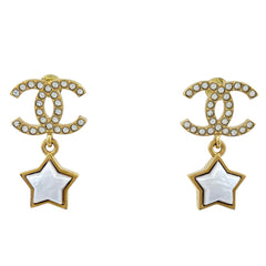 シャネル ピアス GP ラインストーン レディース ブランドアクセサリー 【中古】bracc