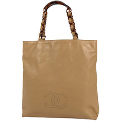 シャネル トートバッグ レザー レディース ブランドバッグ・小物 【中古】brbag