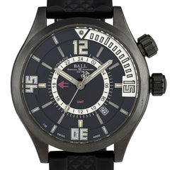ボール エンジニア マスター II ダイバーGMT DG1020A 腕時計 SS ラバー 自動巻き ブラック メンズ 時計 【中古】wtcbb