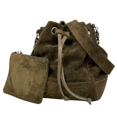 シャネル ショルダーバッグ スエード レディース ブランドバッグ・小物 【中古】brbag