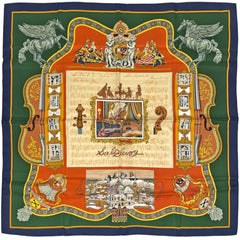 エルメス カレ90 IN SALZBURG スカーフ シルク レディース ブランドバッグ・小物 【中古】brbag