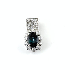 0.765ct アレキサンドライト チャーム ペンダントトップ Pt900 ソーティング レディース ノンブランドジュエリー 【中古】nbjwl