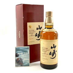 サントリー 山崎 12年 ピュアモルト 華 750ml 国産ウイスキー 酒 【古酒】liqbb【東京都内限定お届け】