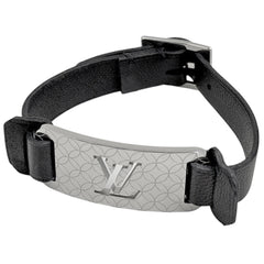 ルイ・ヴィトン ブラスレ シャンゼリゼ ブレスレット メタル レザー メンズ ブランドアクセサリー 【中古】bracc