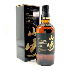 サントリー 山崎 18年 シングルモルト ジャパニーズ 700ml 国産ウイスキー 酒 【古酒】liqbb【東京都内限定お届け】