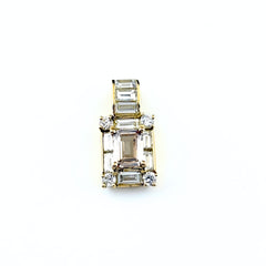 1.01ct/1.30ct ダイヤモンド ペンダントトップ K18 レディース ノンブランドジュエリー 【中古】nbjwl