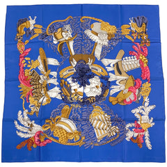 エルメス カレ90 chapeau スカーフ シルク レディース ブランドバッグ・小物 【中古】brbag