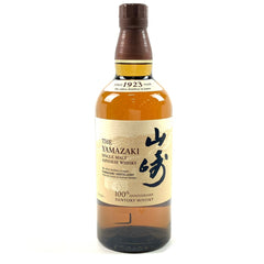 サントリー 山崎 100周年記念 シングルモルト ジャパニーズ 700ml 国産ウイスキー 酒 【古酒】liqbb【東京都内限定お届け】