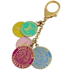 ルイ・ヴィトン ポルトクレ シェンヌ グローヴ T&B キーホルダー GP レディース ブランドバッグ・小物 【中古】brbag