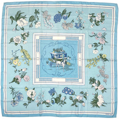エルメス カレ90 Quai aux Fleurs スカーフ シルク レディース ブランドバッグ・小物 【中古】brbag