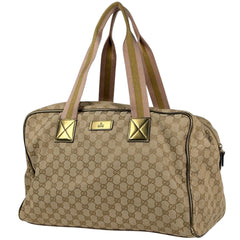グッチ ボストンバッグ GGキャンバス 153240 レディース ブランドバッグ・小物 【中古】brbag