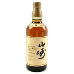 サントリー 山崎 12年 ピュアモルト 金花 750ml 国産ウイスキー 酒 【古酒】liqbb【東京都内限定お届け】