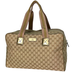 グッチ ボストンバッグ GGキャンバス 153240 レディース ブランドバッグ・小物 【中古】brbag