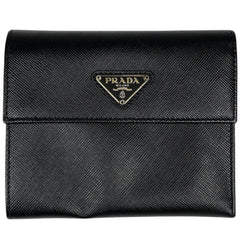 プラダ 三つ折り財布 レザー 1M0170 レディース ブランドバッグ・小物 【中古】brbag