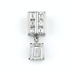 メレダイヤ ペンダントトップ Pt900 ダイヤモンド レディース ノンブランドジュエリー 【中古】nbjwl