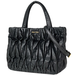 ミュウ ミュウ ハンドバッグ レザー 5BG061 レディース ブランドバッグ・小物 【中古】brbag