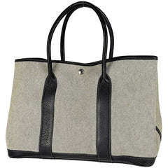 エルメス ガーデンパーティMM トートバッグ トワルアッシュ □G レディース ブランドバッグ・小物 【中古】brbag