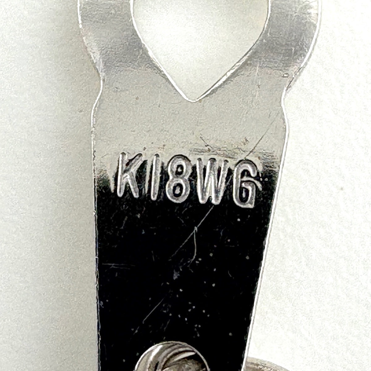 クロスモチーフ ネックレス K18 WG ダイヤモンド レディース ノン