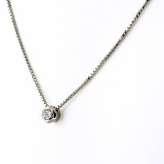 ダイヤモンド ネックレス Pt850 ダイヤモンド レディース ノンブランドジュエリー 【中古】nbjwl