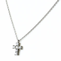 ヴァンドーム青山 メレダイヤ ネックレス Pt900 Pt850 ダイヤモンド レディース ブランドジュエリー 【中古】brjwl