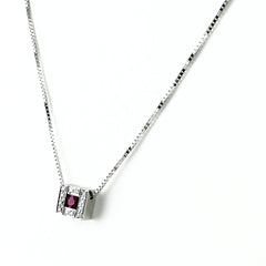 ダミアーニ ベルエポック ネックレス 750 ルビー ダイヤモンド レディース ブランドジュエリー 【中古】brjwl