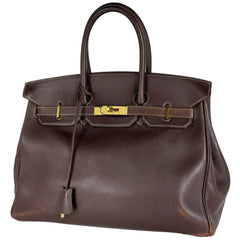 エルメス バーキン35 ハンドバッグ ヴォーガリバー □B レディース ブランドバッグ・小物 【中古】brbag