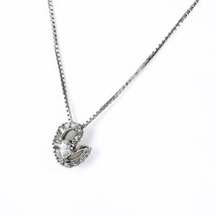 ダイヤモンド ネックレス Pt900 Pt850 ダイヤモンド レディース ノンブランドジュエリー 【中古】nbjwl