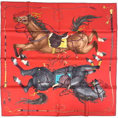 エルメス カレ90 Grand Galop スカーフ シルク レディース ブランドバッグ・小物 【中古】brbag