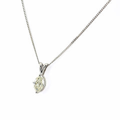 ダイヤモンド ネックレス Pt850 ダイヤモンド レディース ノンブランドジュエリー 【中古】nbjwl