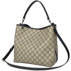 グッチ GGエンブレム ミディアム バケットバッグ ハンドバッグ レザー 815103 レディース ブランドバッグ・小物 【中古】brbag