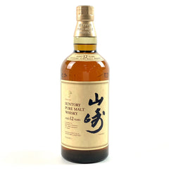 サントリー 山崎 12年 ピュアモルト 華 750ml 国産ウイスキー 酒 【古酒】liqbb【東京都内限定お届け】