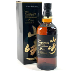 サントリー 山崎 18年 シングルモルト ジャパニーズ 700ml 国産ウイスキー 酒 【古酒】liqbb【東京都内限定お届け】