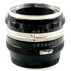 ニコン Auto NIKKOR-S 5cm F2 50mm チックマーク付き 一眼カメラ用レンズ（マニュアルフォーカス） カメラ 【中古】cambb