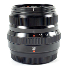 富士フイルム XF 35mm F2 R WR ブラック 一眼カメラ用レンズ（オートフォーカス） カメラ 【中古】cambb