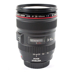 キヤノン EF 24-105mm F4L IS USM 一眼カメラ用レンズ（オートフォーカス） カメラ 【中古】cambb