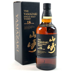 サントリー 山崎 18年 シングルモルト 700ml 国産ウイスキー 酒 【古酒】liqbb【東京都内限定お届け】