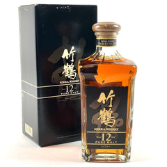 ニッカ 竹鶴 12年 ピュアモルト 角瓶 660ml 国産ウイスキー 酒 【古酒】liqbb【東京都内限定お届け】